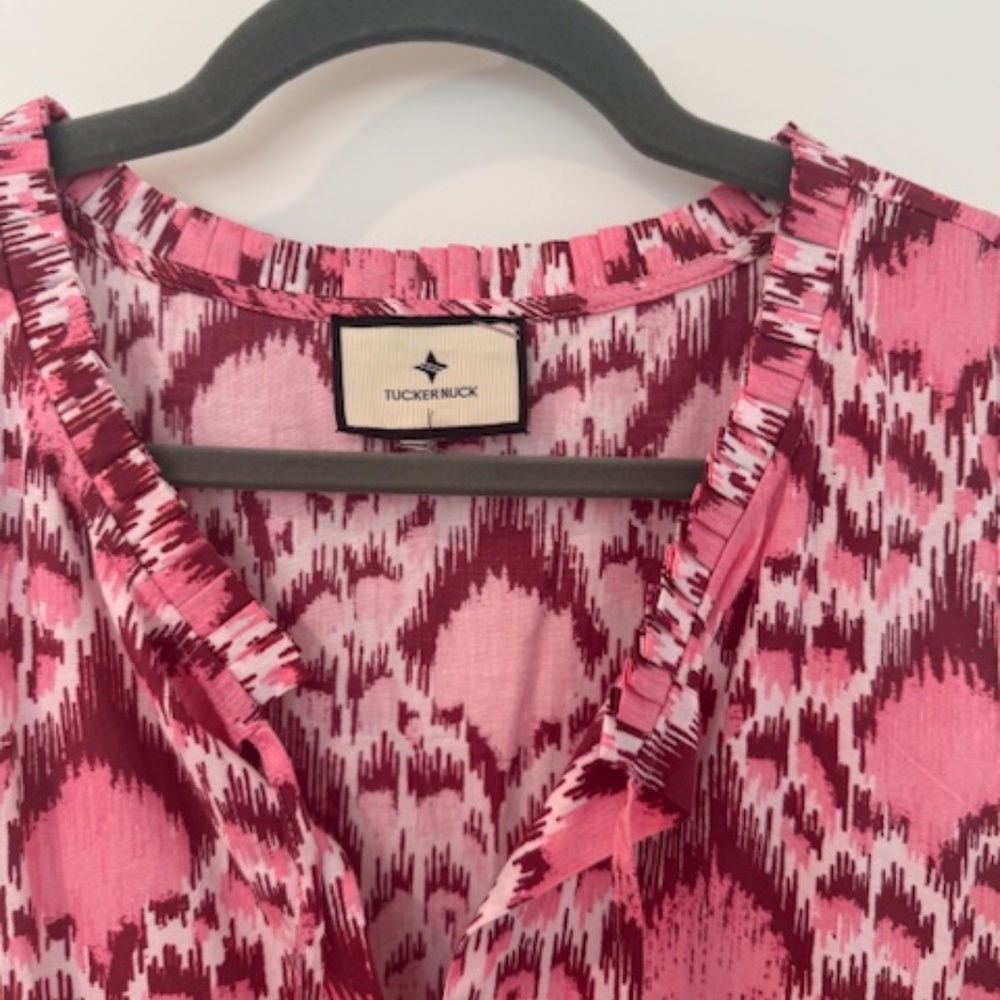 Tuckernuck Poppy Ikat Mini Salty Paloma Coverup Size Small - Picture 5 of 6